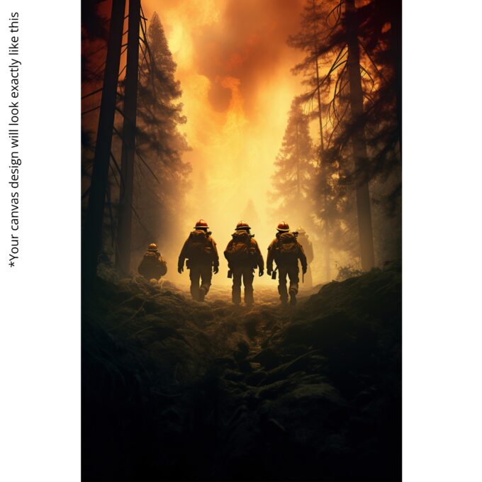 Ember Watch Canvas Wall Art - Image 5