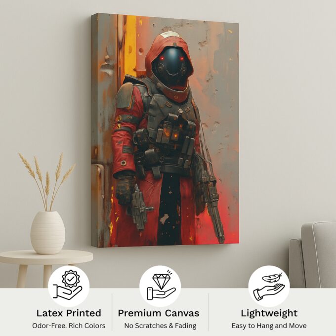 Ember Warden Canvas Wall Art - Image 4