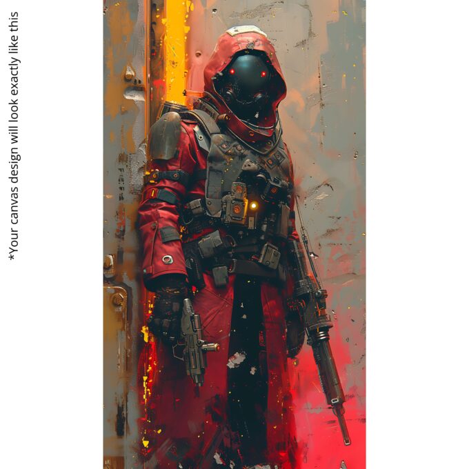 Ember Warden Canvas Wall Art - Image 5