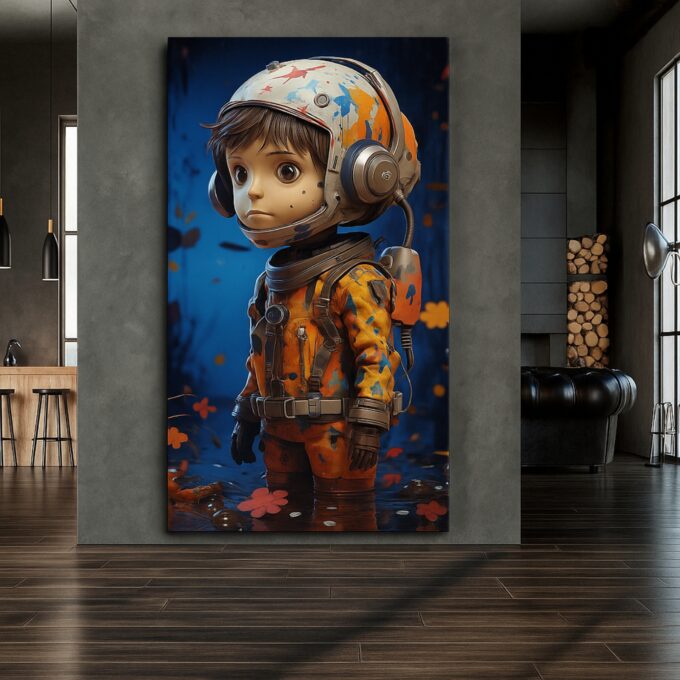 Astro Sprout Canvas Wall Art - Image 2