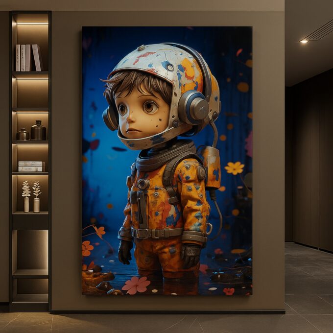 Astro Sprout Canvas Wall Art - Image 3