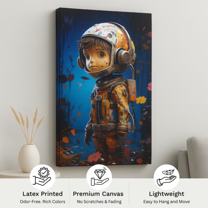 Astro Sprout Canvas Wall Art - Image 4