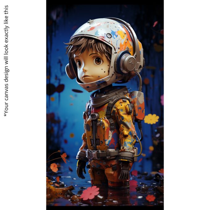 Astro Sprout Canvas Wall Art - Image 5
