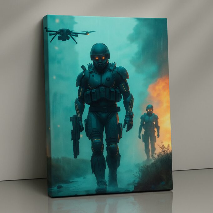 Storm Unit Canvas Wall Art