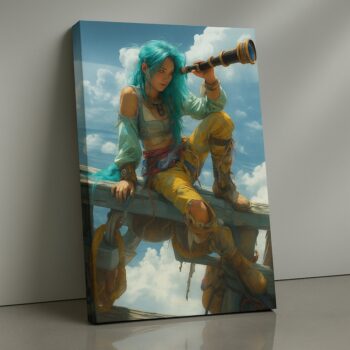 Skybound Scout Canvas Wall Art