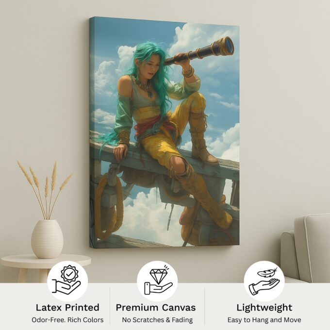 Skybound Scout Canvas Wall Art - Image 4
