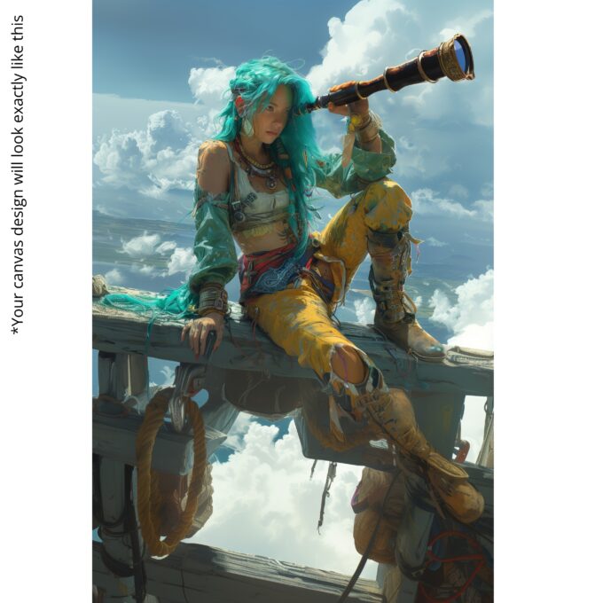 Skybound Scout Canvas Wall Art - Image 5