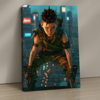 Urban Skirmisher Canvas Wall Art