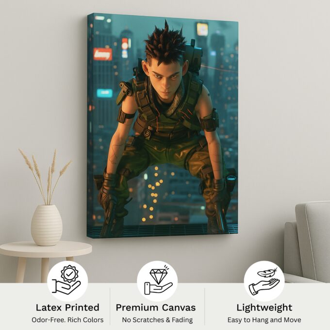 Urban Skirmisher Canvas Wall Art - Image 4