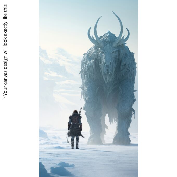 Frostborn Titan Canvas Wall Art - Image 5