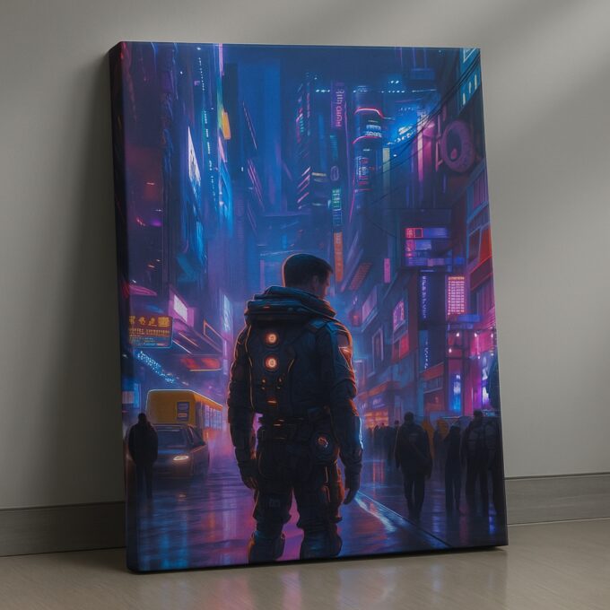 Skyline Sentinel Canvas Wall Art