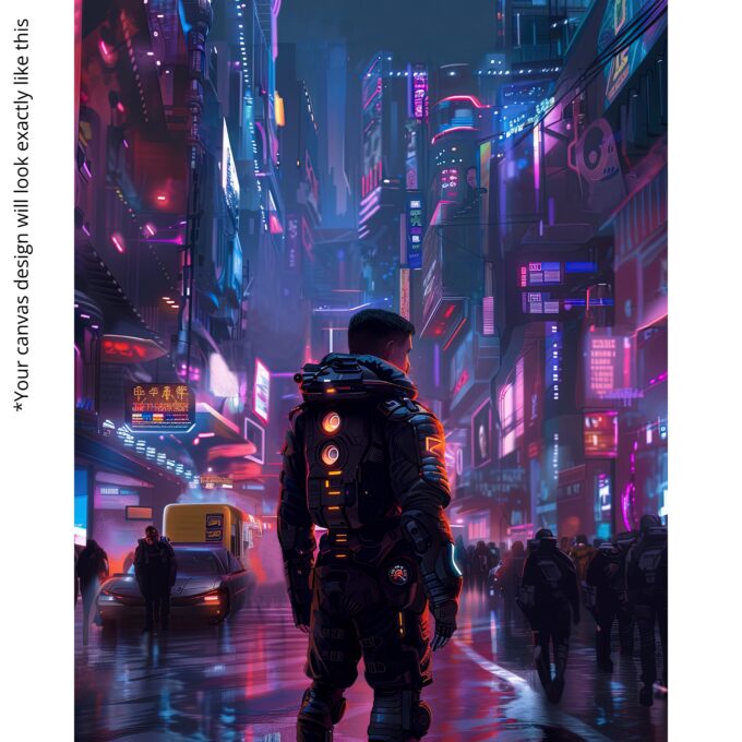 Skyline Sentinel Canvas Wall Art - Image 5