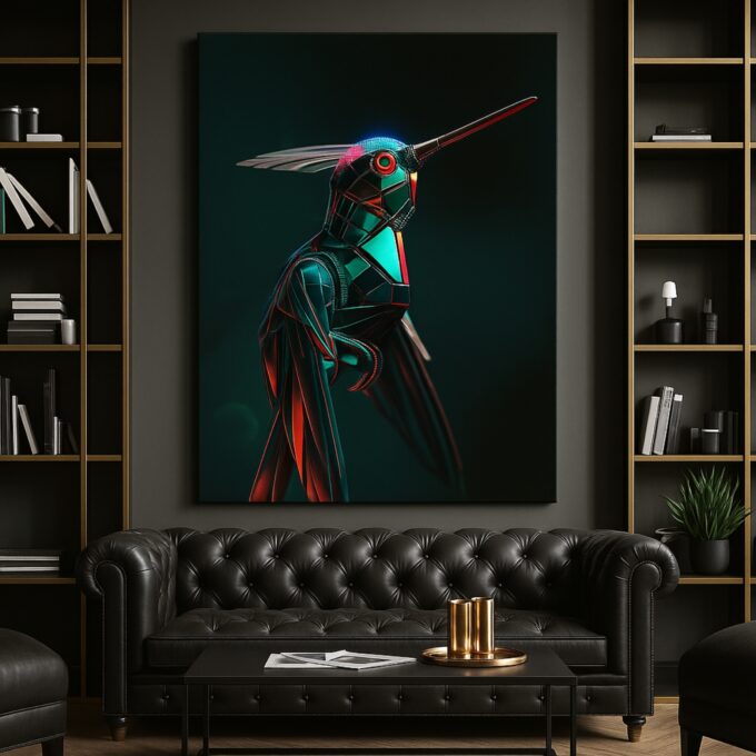Quantum Hummer Canvas Wall Art - Image 2
