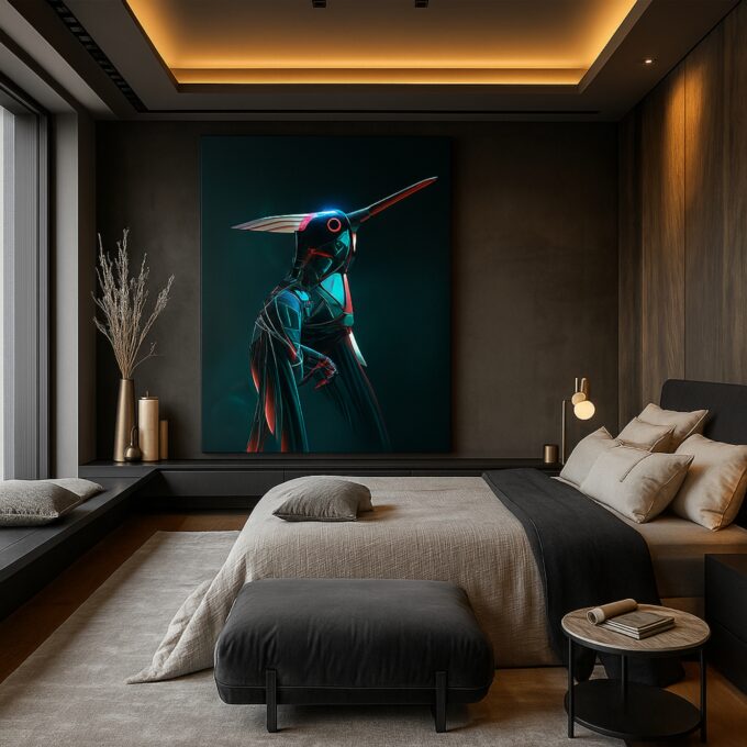 Quantum Hummer Canvas Wall Art - Image 3