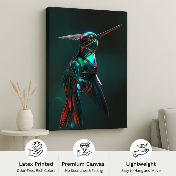 Quantum Hummer Canvas Wall Art - Image 4