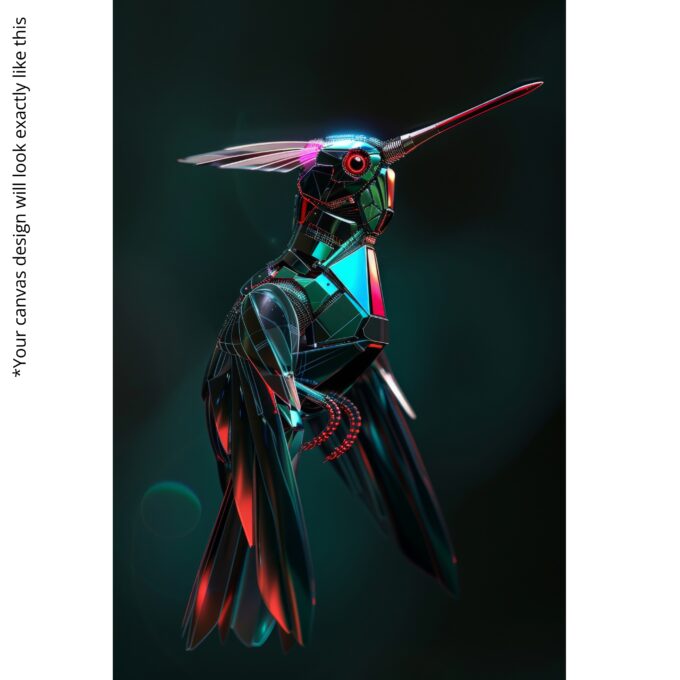 Quantum Hummer Canvas Wall Art - Image 5
