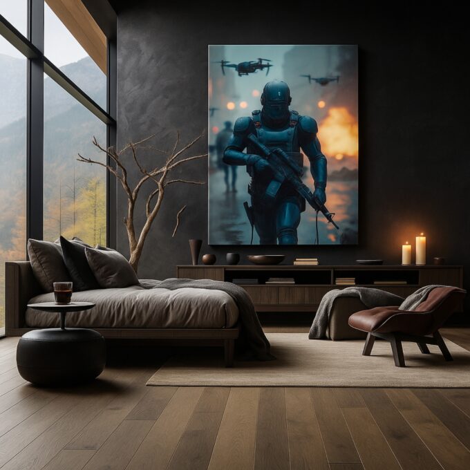 Warpath Descent Canvas Wall Art - Image 3