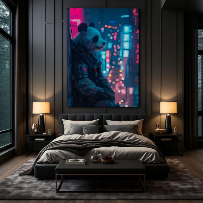 Panda Recon Canvas Wall Art - Image 3