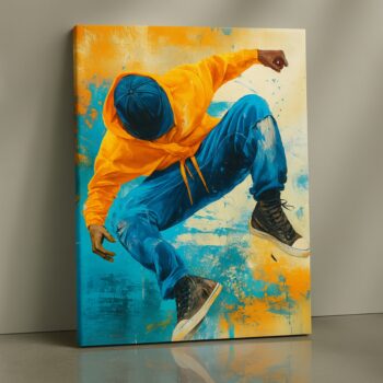 Neon Reverie neon canvas print by Artfy Canvas – vibrant, modern, futuristic décor