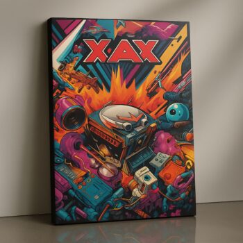 Urban Mirage surreal cityscape canvas print – modern urban décor