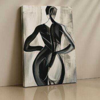 Abstract Silhouette Canvas Wall Art