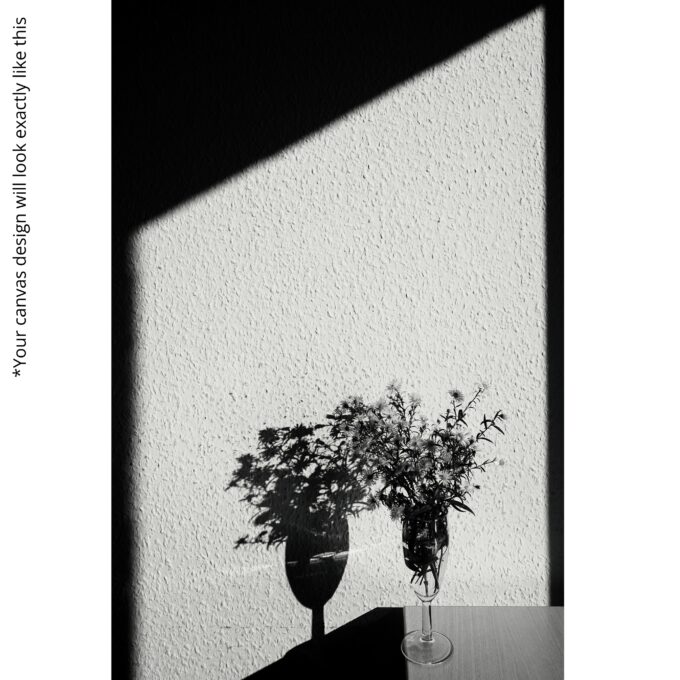 Shadow Bloom Canvas Wall Art - Image 5