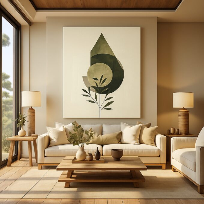 Rooted Shape Canvas Wall Art - Image 3