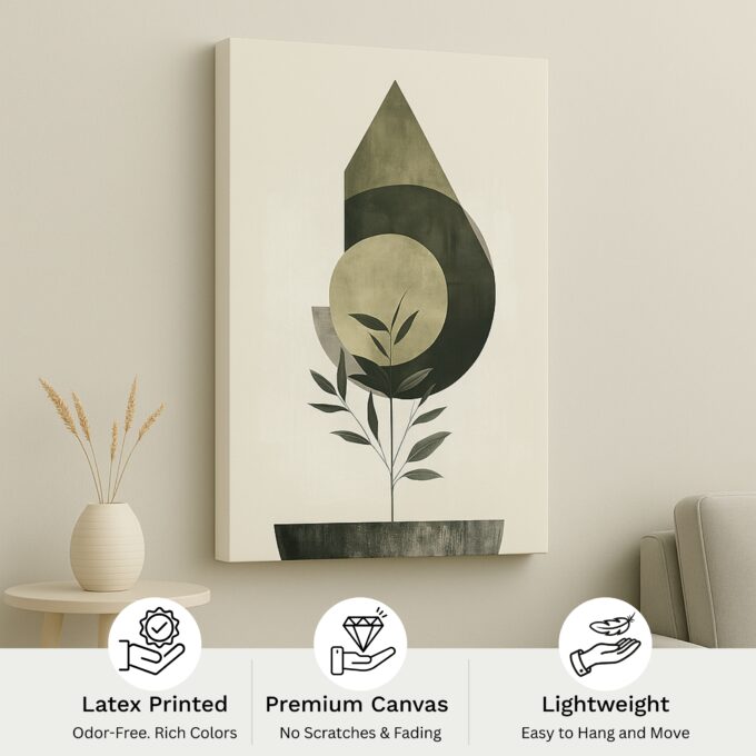 Rooted Shape Canvas Wall Art - Image 4