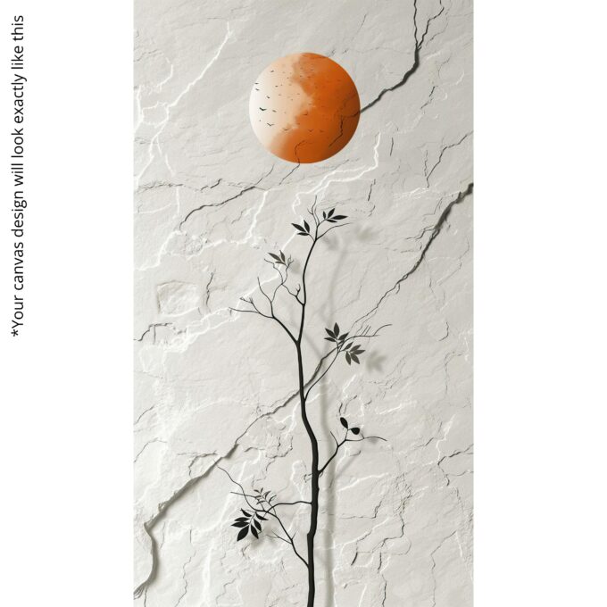 Crimson Rise Canvas Wall Art - Image 5