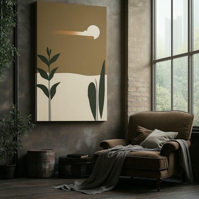 Dune Light Canvas Wall Art - Image 2