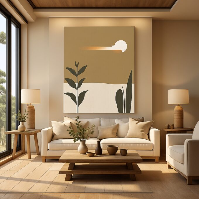 Dune Light Canvas Wall Art - Image 3