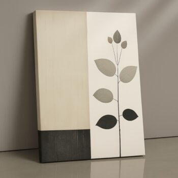 Pale Growth Canvas Wall Art