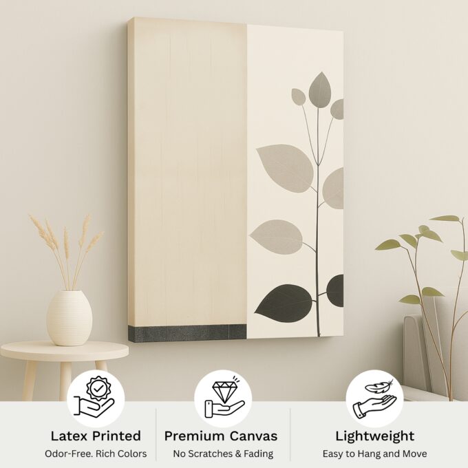 Pale Growth Canvas Wall Art - Image 4