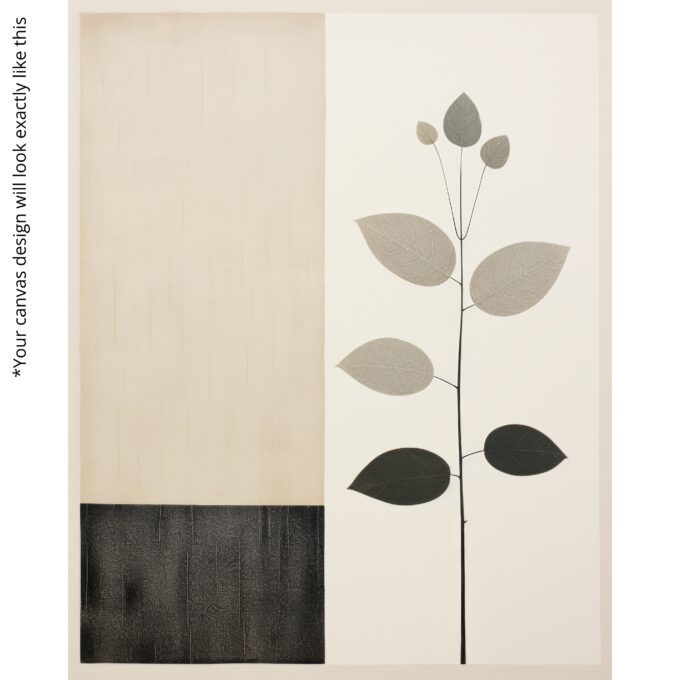 Pale Growth Canvas Wall Art - Image 5