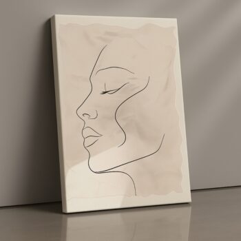 Serene Edge Canvas Wall Art