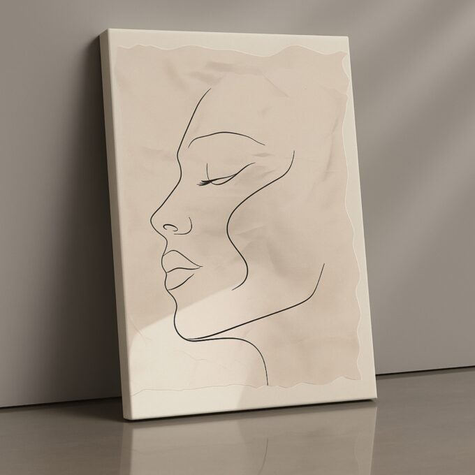 Serene Edge Canvas Wall Art