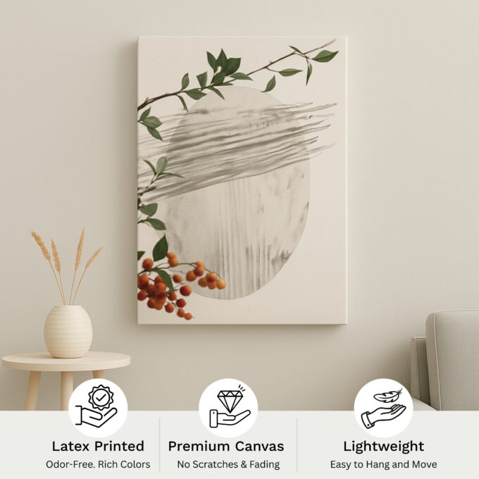 Natural Veil Canvas Wall Art - Image 4