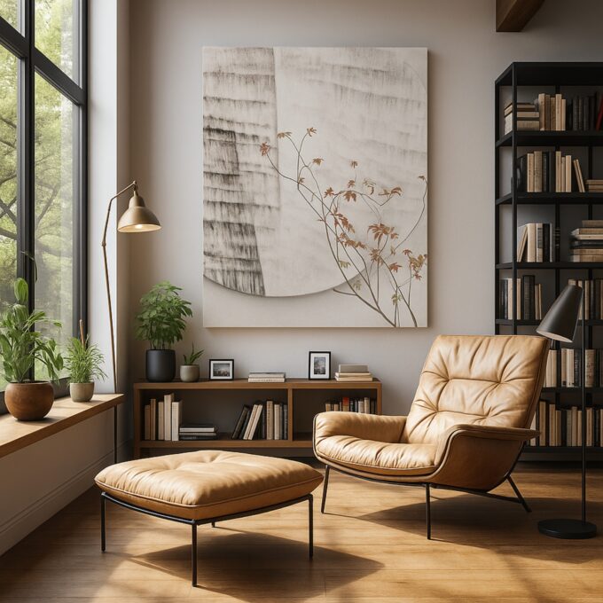 Whisper Bloom Canvas Wall Art - Image 2