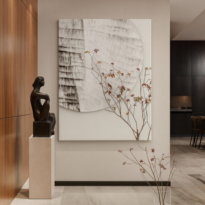 Whisper Bloom Canvas Wall Art - Image 3