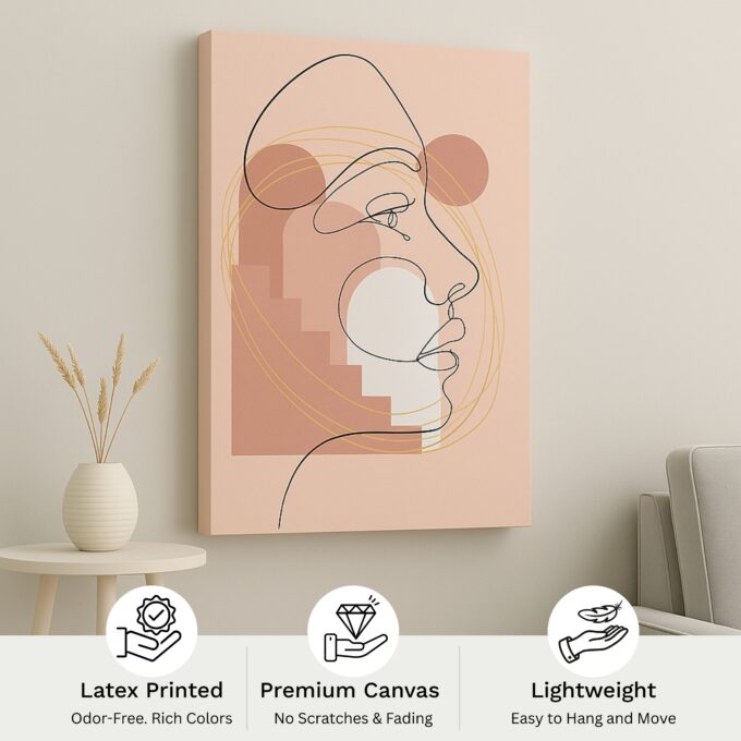 Linear Muse Canvas Wall Art - Image 4