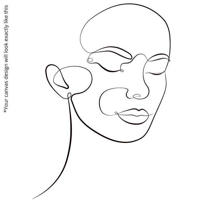 Quiet Line Canvas Wall Art - Image 5