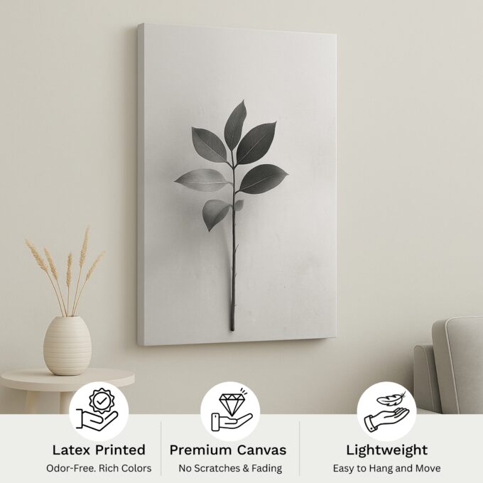 Still Stem Canvas Wall Art - Image 4
