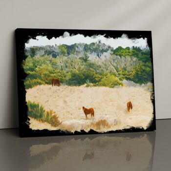 Meadow Spirits wildflower meadow canvas print by Artfy Canvas – blooming seasonal décor