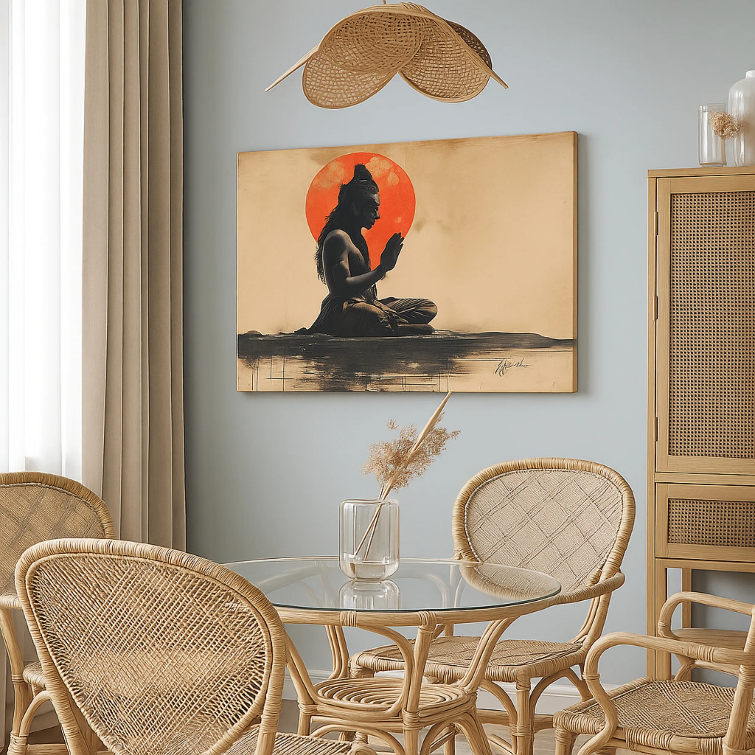Canvas Print of Shivatek Horizon – Spiritual Wall Art | Artfy - Image 2