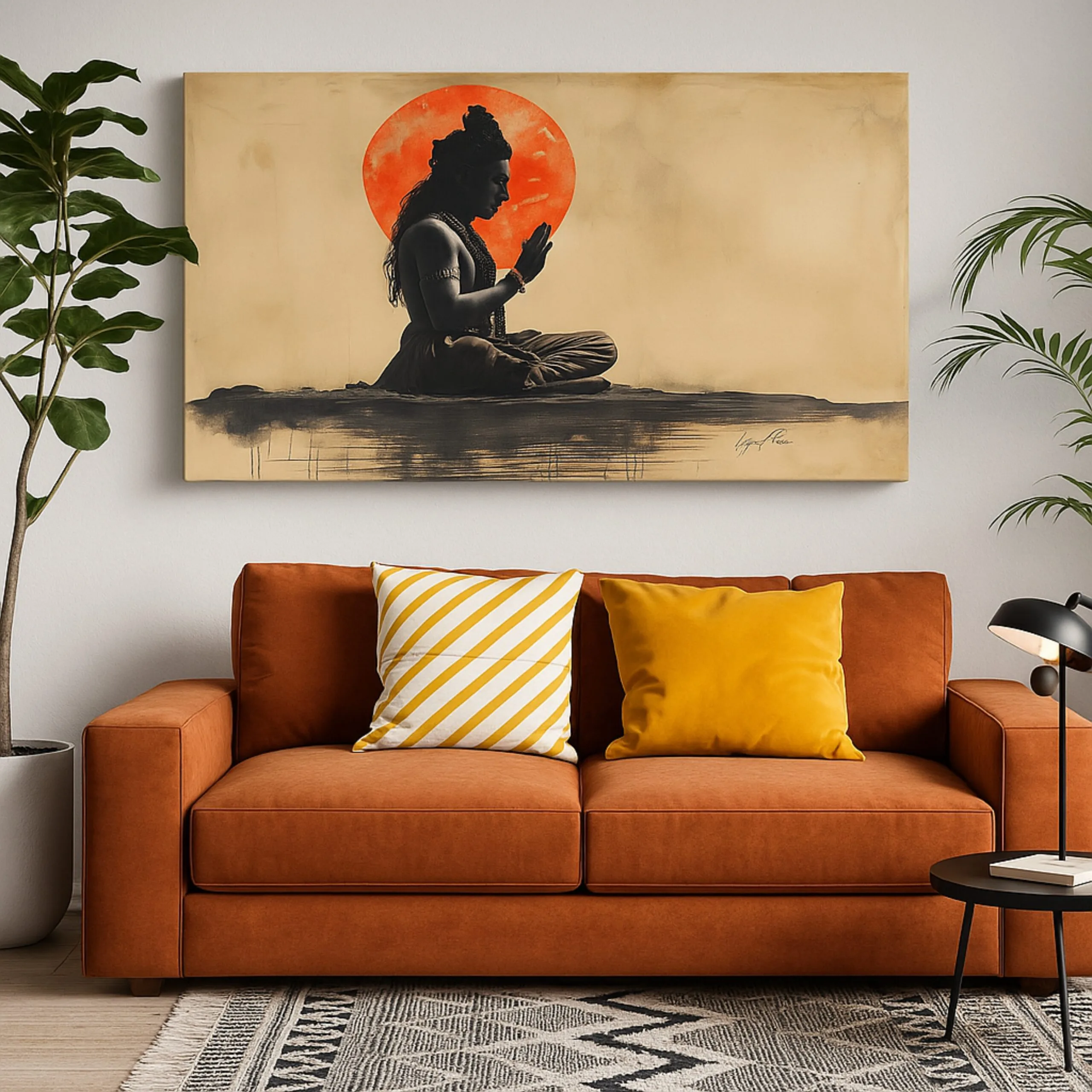 Canvas Print of Shivatek Horizon – Spiritual Wall Art | Artfy - Image 3