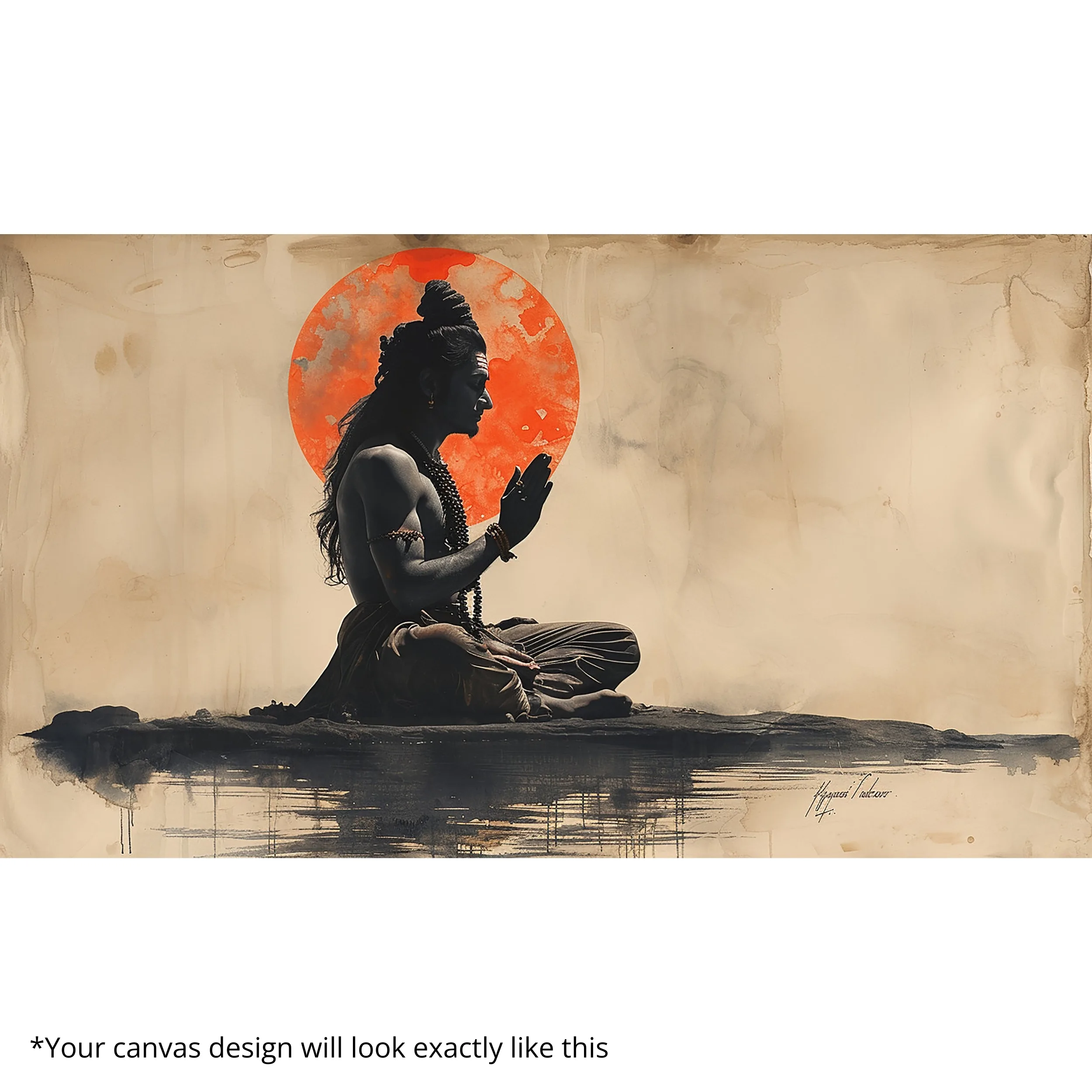 Canvas Print of Shivatek Horizon – Spiritual Wall Art | Artfy - Image 5