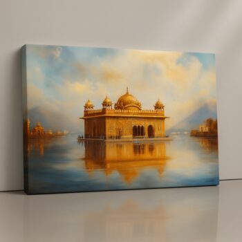 Minimalist meditative wall art canvas print for tranquil décor.