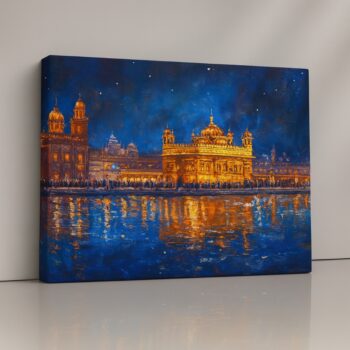 Religious wall art canvas print symbolizing faith and calm interiors.