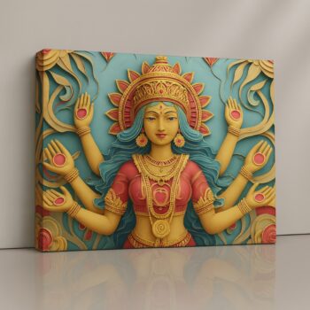 Lord Shiva meditation cosmic wall art canvas print.