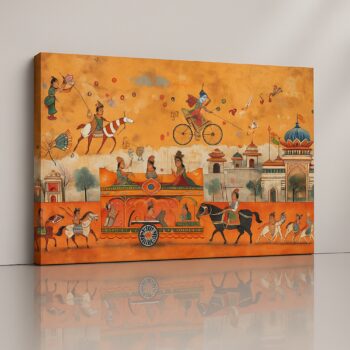 Canvas Print of Royal Parade – Heritage Celebration by Artfy Canvas